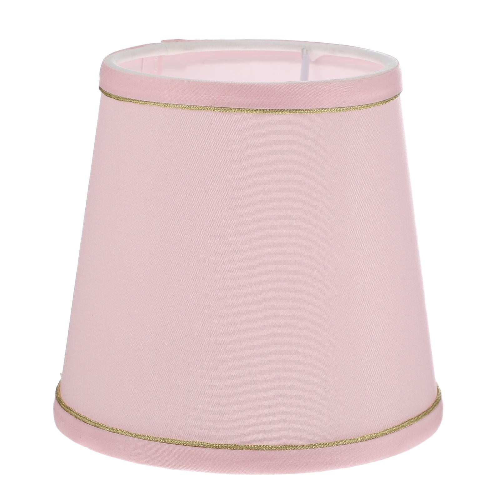 Ortofally Drum Lamp Shade Linen Fabric Lamp Cover Chandelier Lamp Shades for Chandeliers Lights Table Floor Wall Lamps Replacement 17.00X16.00X4.00CM Pink