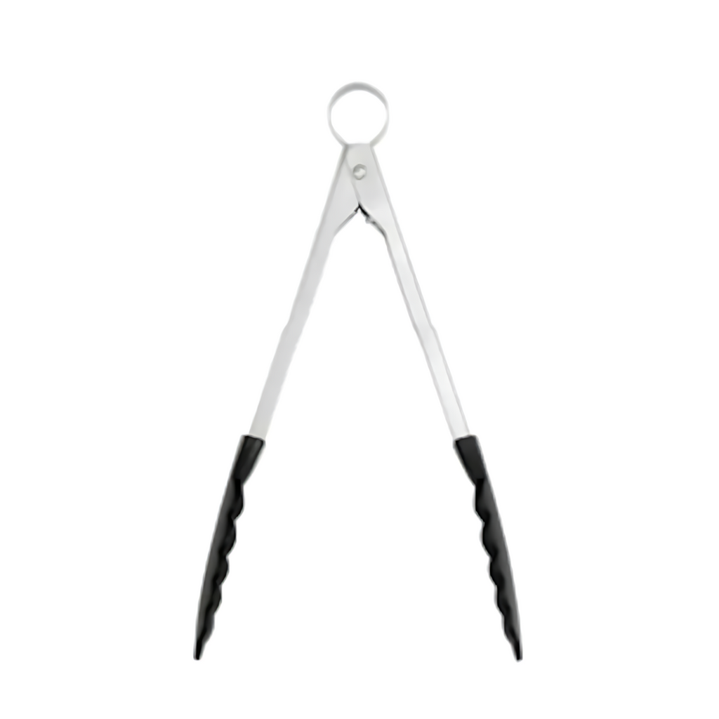 2x Cuisipro 24cm Nylon Locking Tongs – Heat Resistant, Non-Stick Safe