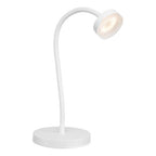 LED Desk Lamp Study Reading Table Light Adjustable Head Brilliant Jerico - White