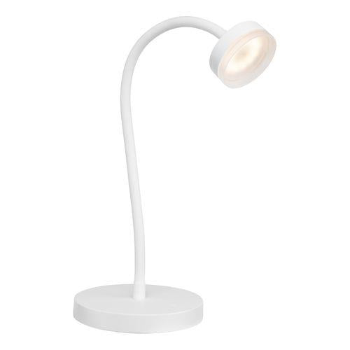 LED Desk Lamp Study Reading Table Light Adjustable Head Brilliant Jerico - White