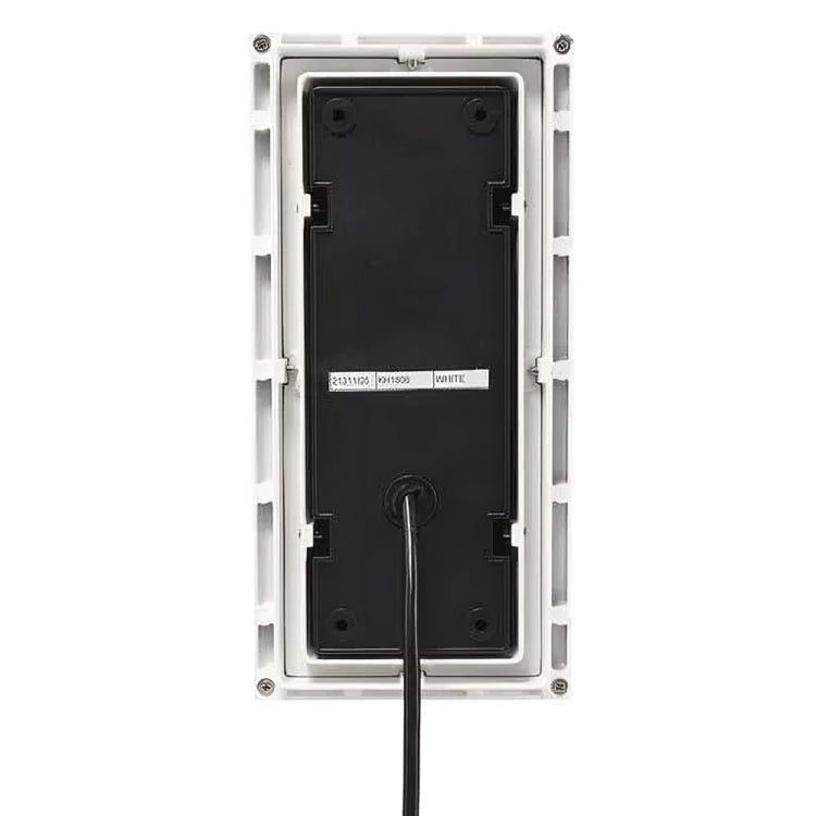 Brilliant White Haywood Exterior Wall Light with Glass