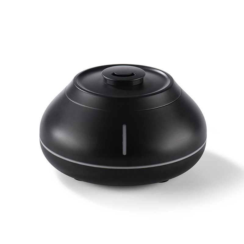 Black 7-Colour Flame Ultrasonic Nano Mist Humidifier Diffuser Type-C