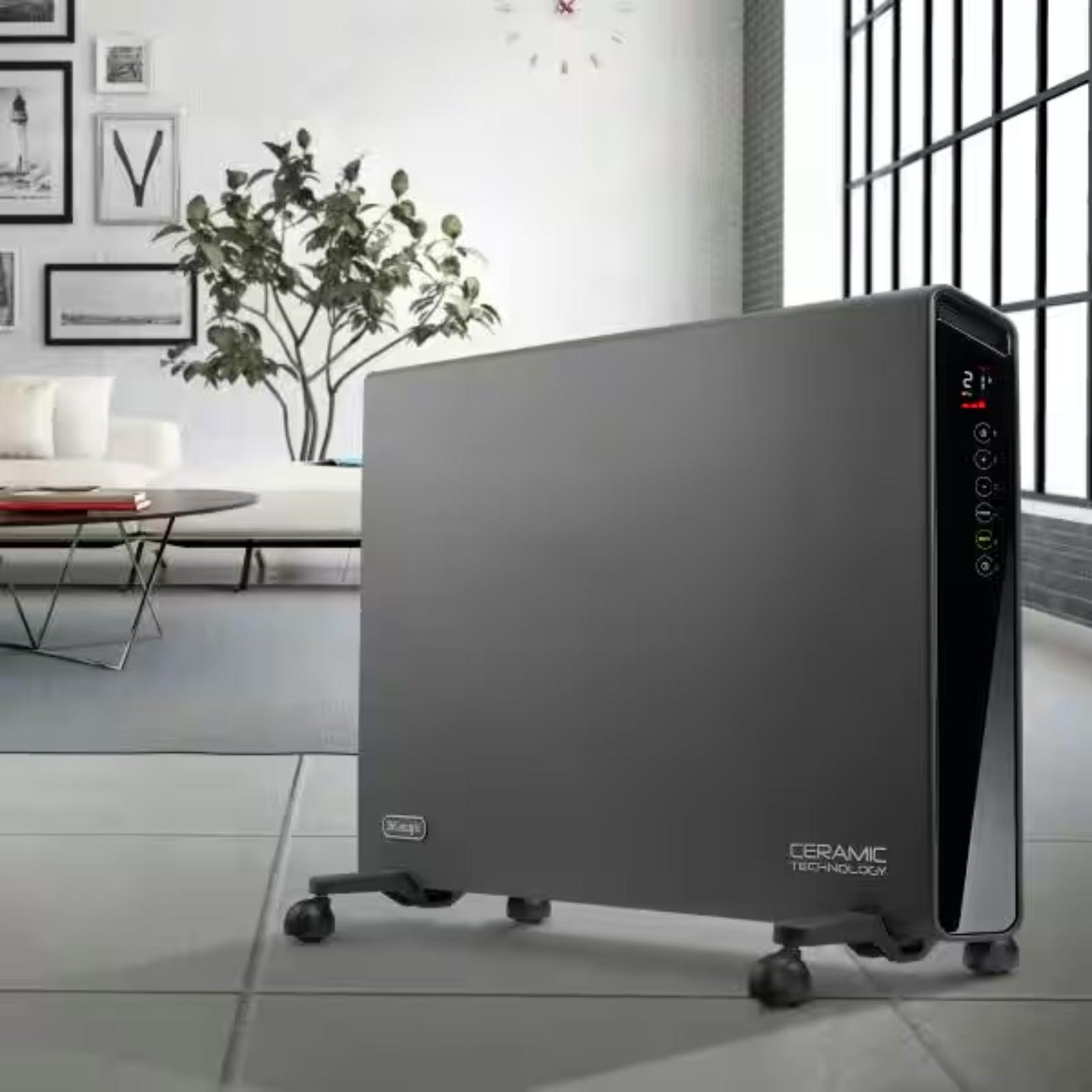 2200W Ceramic Wall Heater | Slim, Electric, Energy Efficient