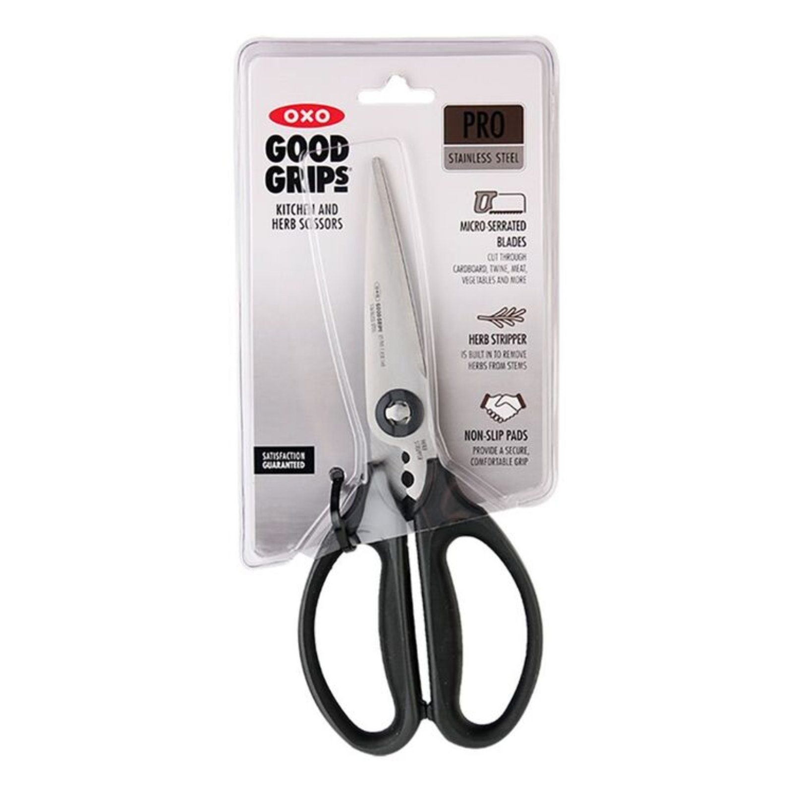 2x OXO Good Grips Kitchen & Herb Scissors – Stainless Steel, Soft Handle