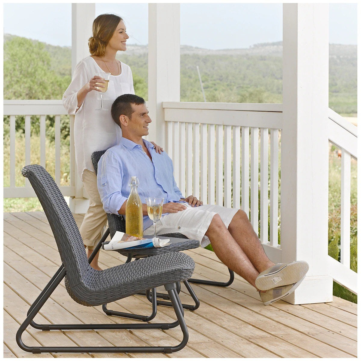 Keter Rio Patio Set 3 Piece Set