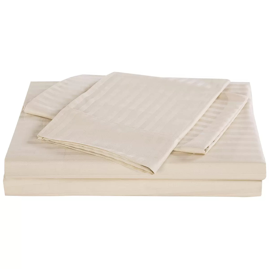 Kensington 1200 Thread Count 100% Egyptian Cotton Queen Sheet Set Sand