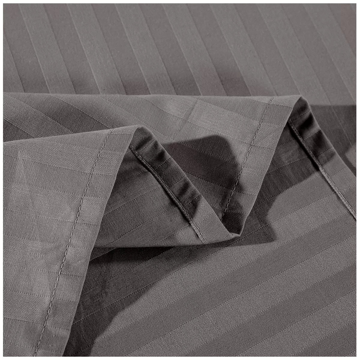 Kensington 1200 Thread Count 100% Egyptian Cotton Queen Sheet Set Charcoal