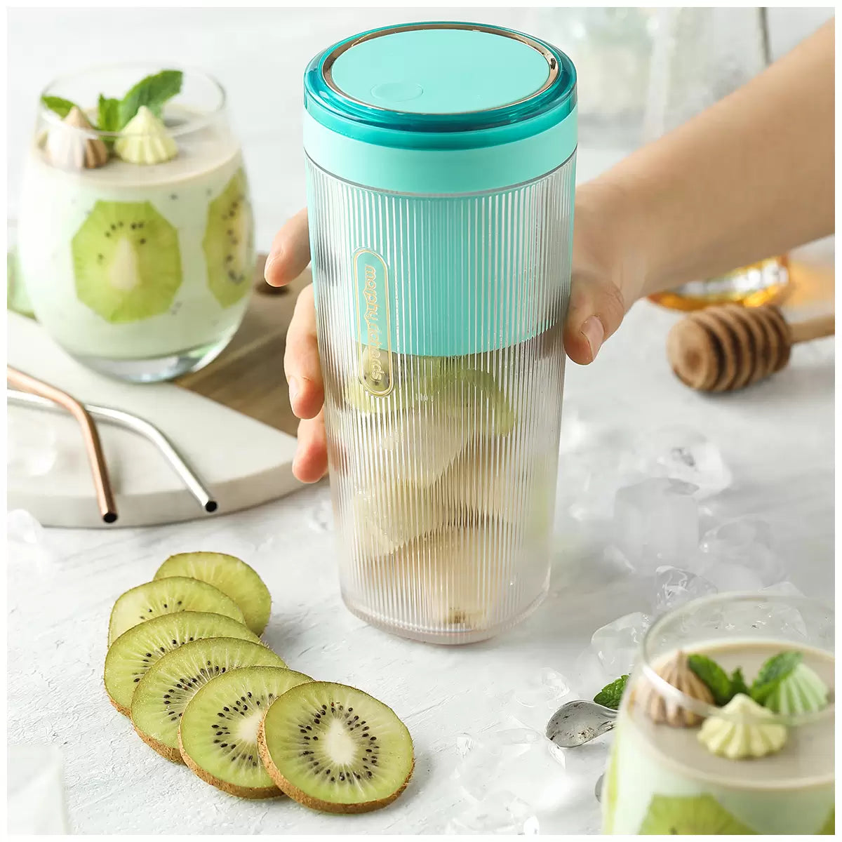 Morphy Richards Portable Blender With Wireless Charger Mint