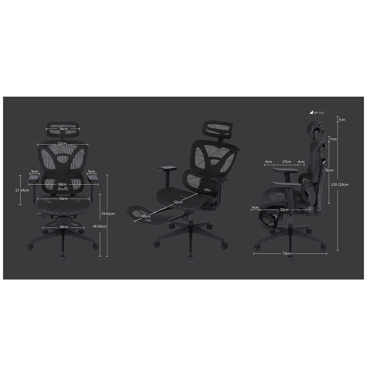 ONEX AIRNEST Mesh Office Chair