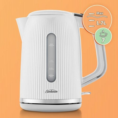 Sunbeam 1.7L White Brightside Kettle