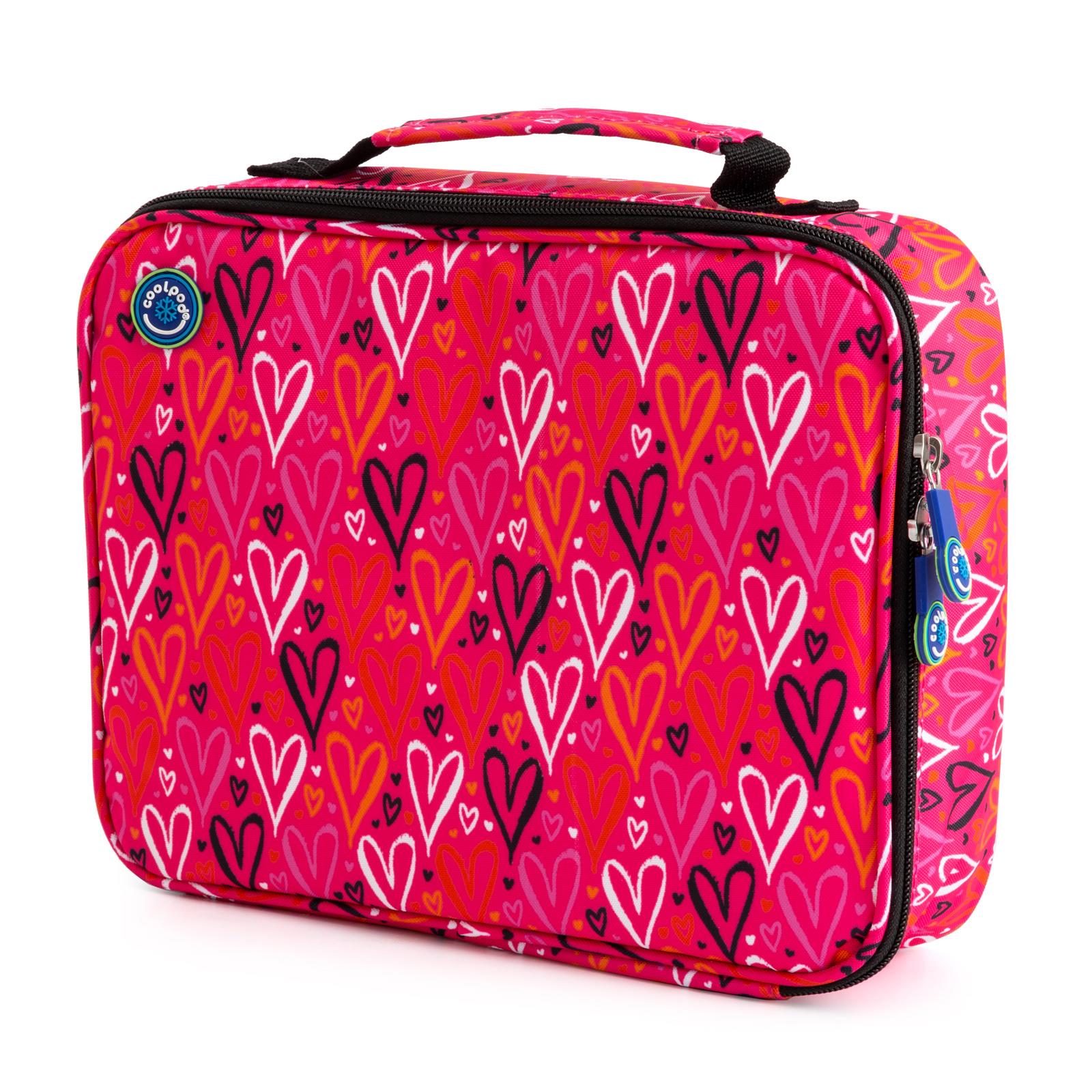 Freezable Bento Cooler Lunch Bag – Hearts Delight, Regular Size