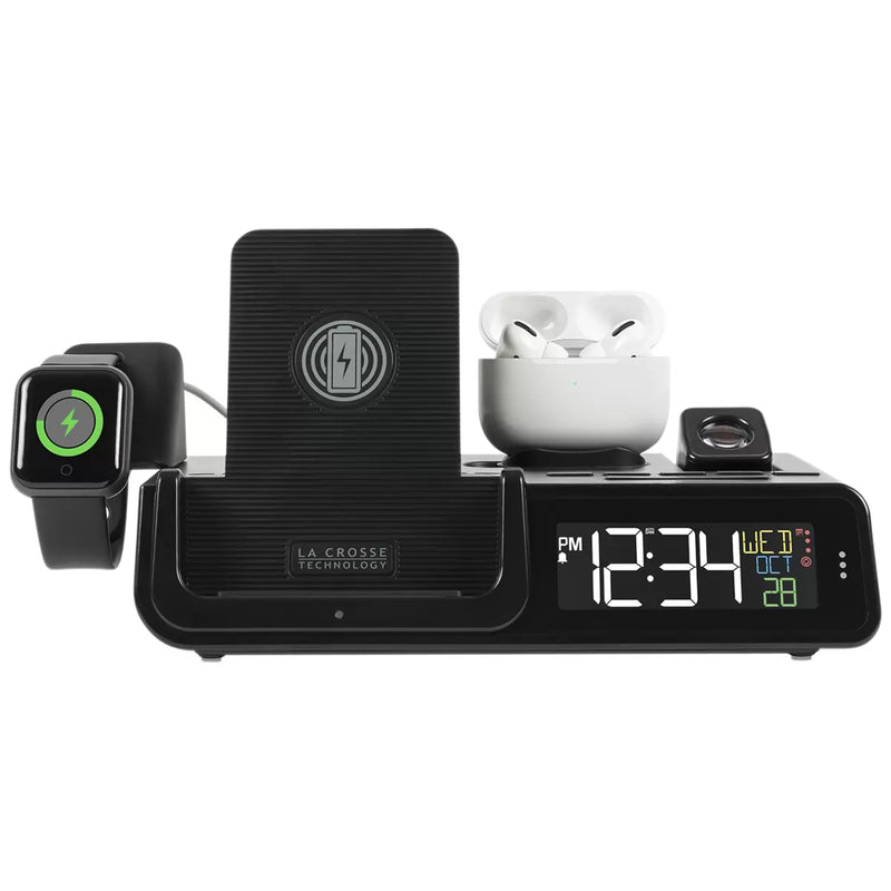 La Crosse Technology Alarm Clock with Wireless Charging C75662-AU