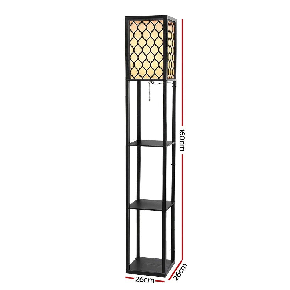 Artiss 3 Tier Shelf Floor Lamp with LED  img2
