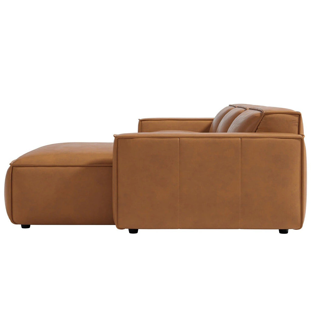 Valencia Montana Leather 3 Seater Sofa Chaise