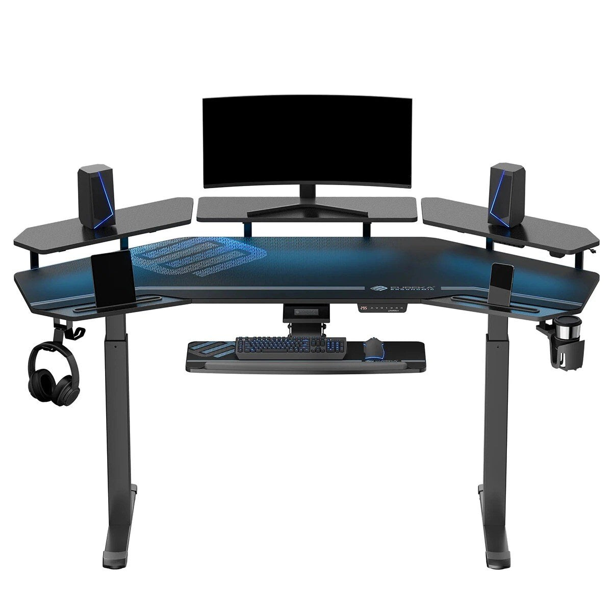 Eureka Ergonomic Studio Electric Standing Desk With Keyboard Tray