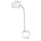 Inbuilt LED Multi-Functional Desk Lamp