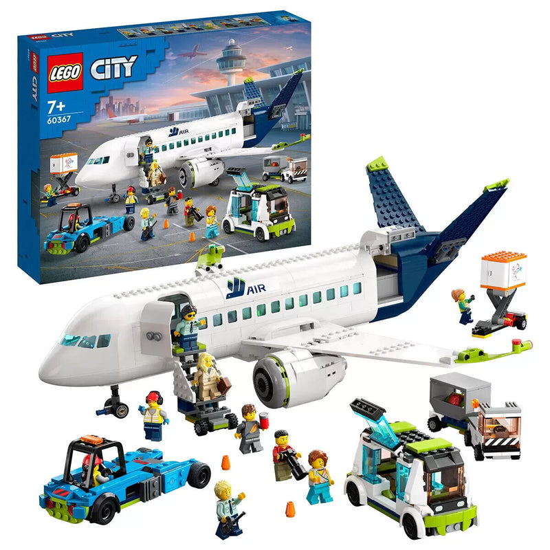 LEGO® City Passenger Airplane Building Set 60367 NEW