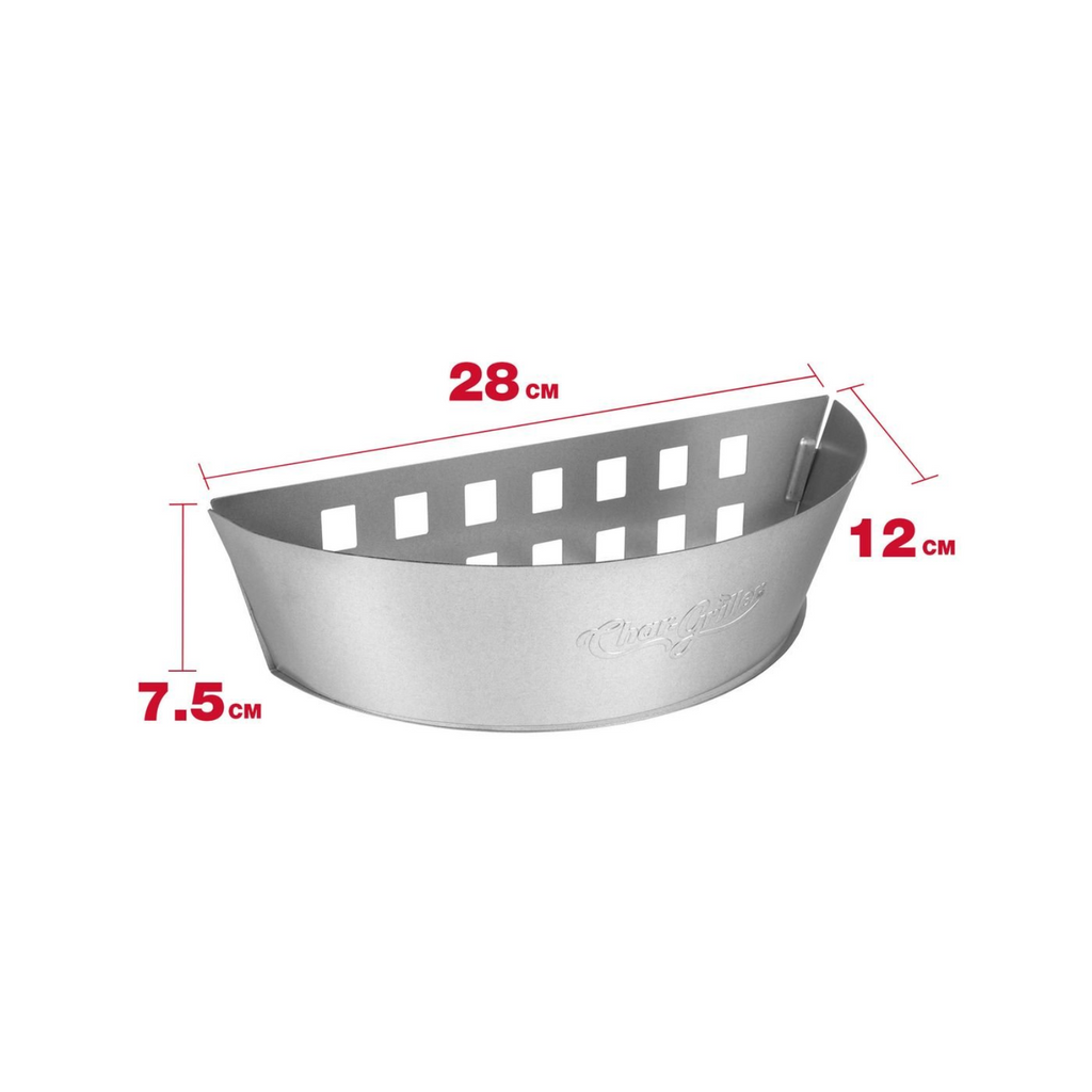 Char-Griller Charcoal Baskets, Ventilated Sides, Direct & Indirect Cooking 2Pcs