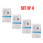 4 x Laundry Bag Net Mesh Clothes Washing Machine Wash Bags with Zipper Lock