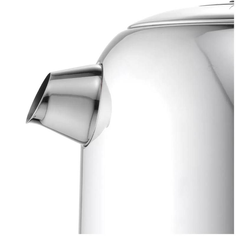 Dualit Classic Kettle 1.7L, Non-drip Spout, Quiet Boil Function - Polished Steel