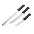 Char-Griller Low N Slow 3 Piece BBQ Knife Set, Stainless Steel Kitchen Knives