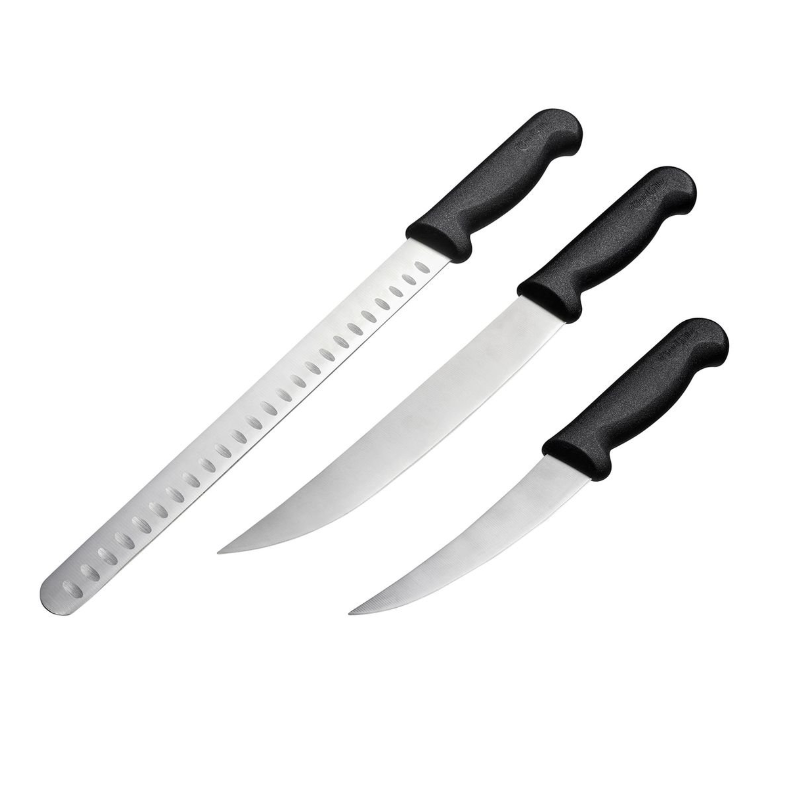 Char-Griller Low N Slow 3 Piece BBQ Knife Set, Stainless Steel Kitchen Knives