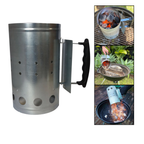 Jumbuck Charcoal Chimney Starter BBQ Grill Outdoor Bucket Barbecue Accessories
