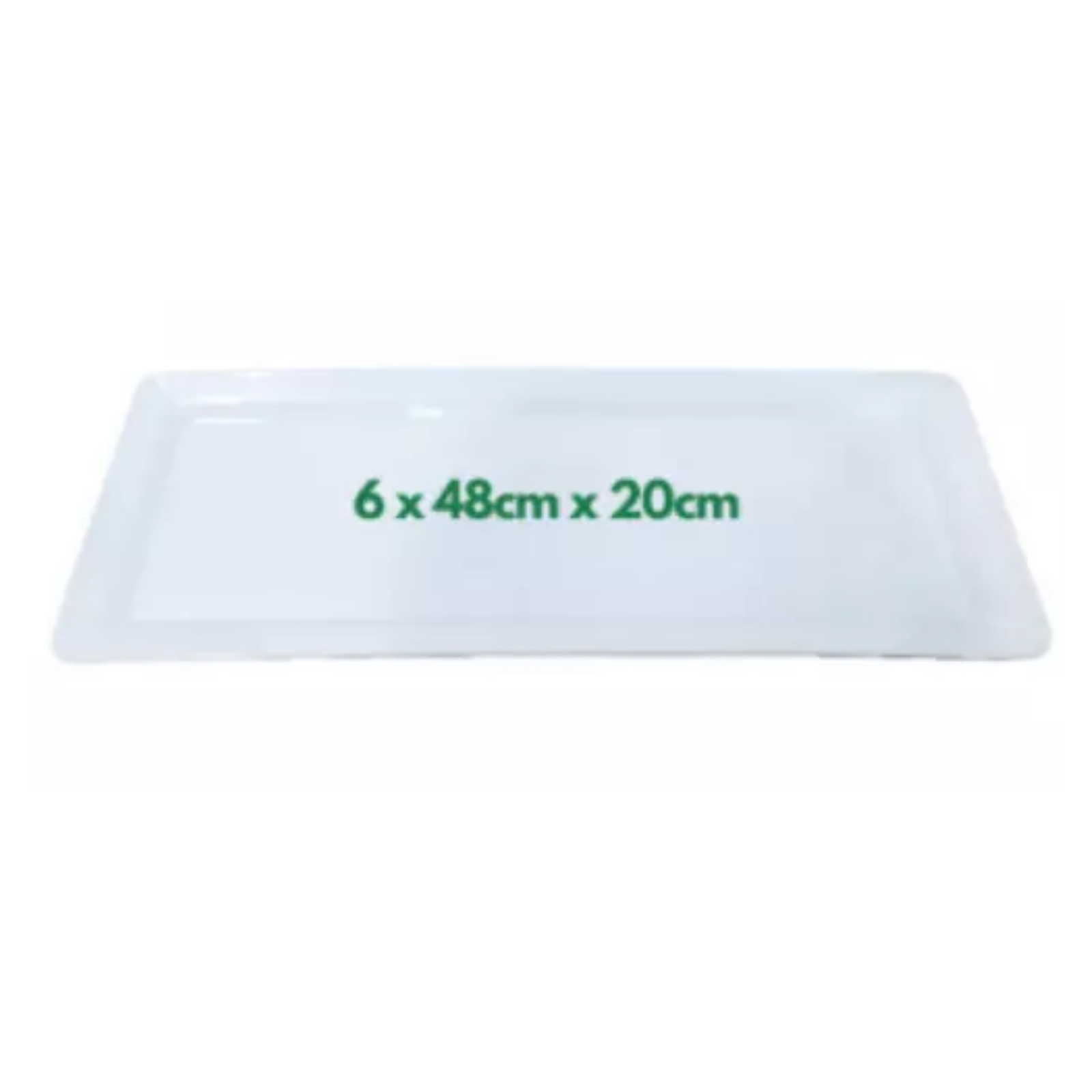 Platter White Melamine Square Set of 6 (28cm x 28cm) Party Plates