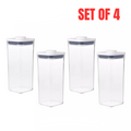 4x OXO Good Grips POP 2.0 Rectangle 2.6L Medium Container