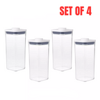 4x OXO Good Grips POP 2.0 Rectangle 2.6L Medium Container