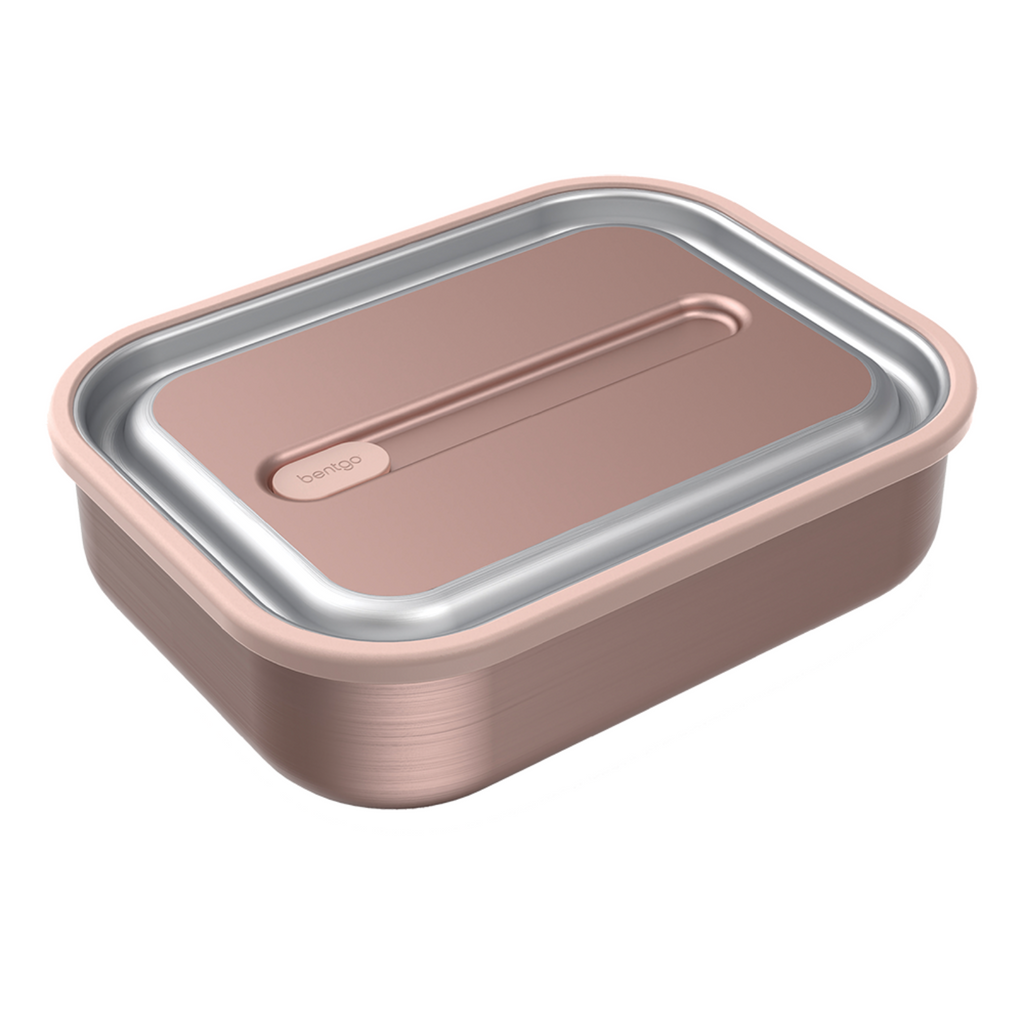Bentgo Stainless Steel Leak-Proof Lunch Box Airtight Food Container - Rose Gold