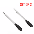 2x Cuisipro 24cm Nylon Locking Tongs – Heat Resistant, Non-Stick Safe