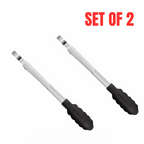2x Cuisipro 24cm Nylon Locking Tongs – Heat Resistant, Non-Stick Safe
