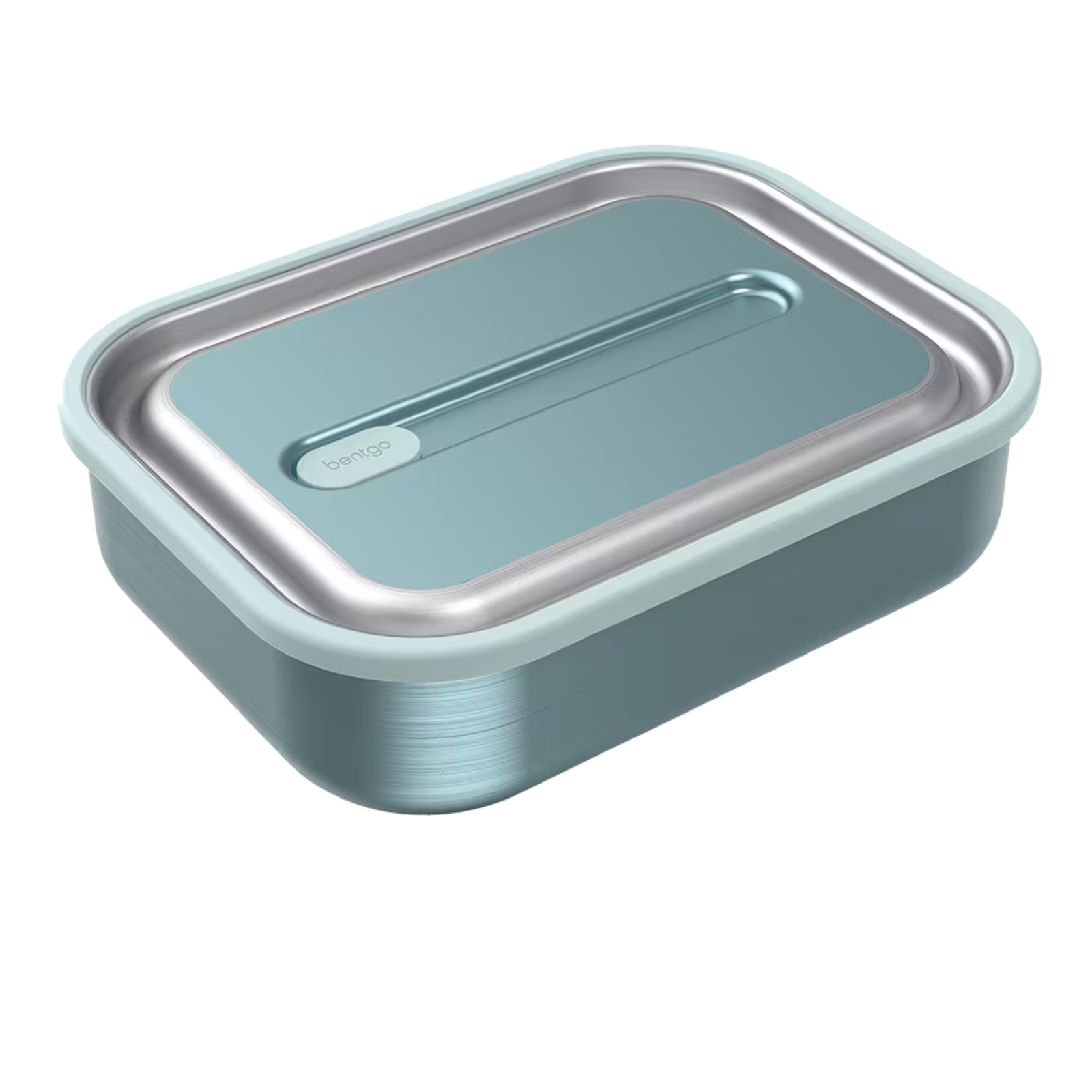 Bentgo Stainless Steel Leak-Proof Lunch Box Food Container Airtight Lid - Aqua