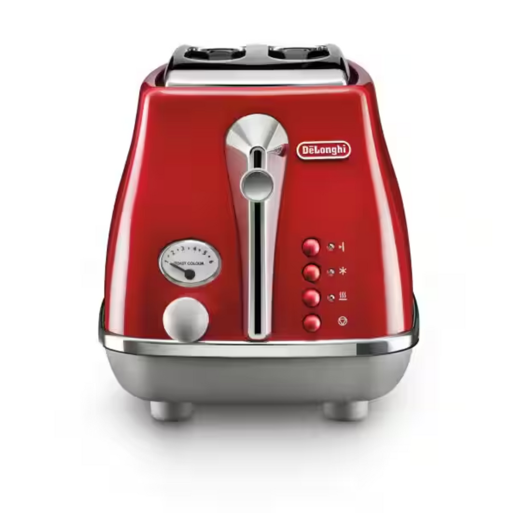 DeLonghi Icona Capitals 2 Slice Toaster Red