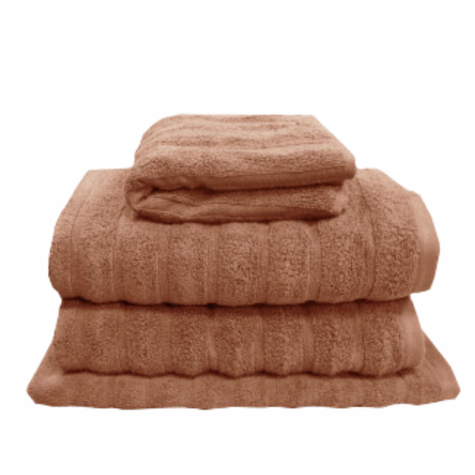 J Elliot Home Set of 4 George Collective Cotton Bath Towel Set Terracota