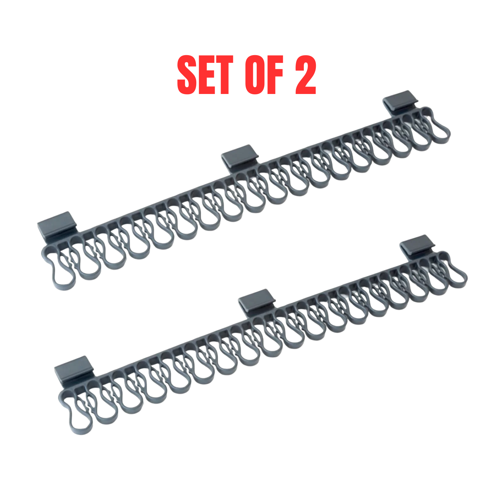 2 x Daytek Clothesline Accessory Sock Holder - 2 Pack