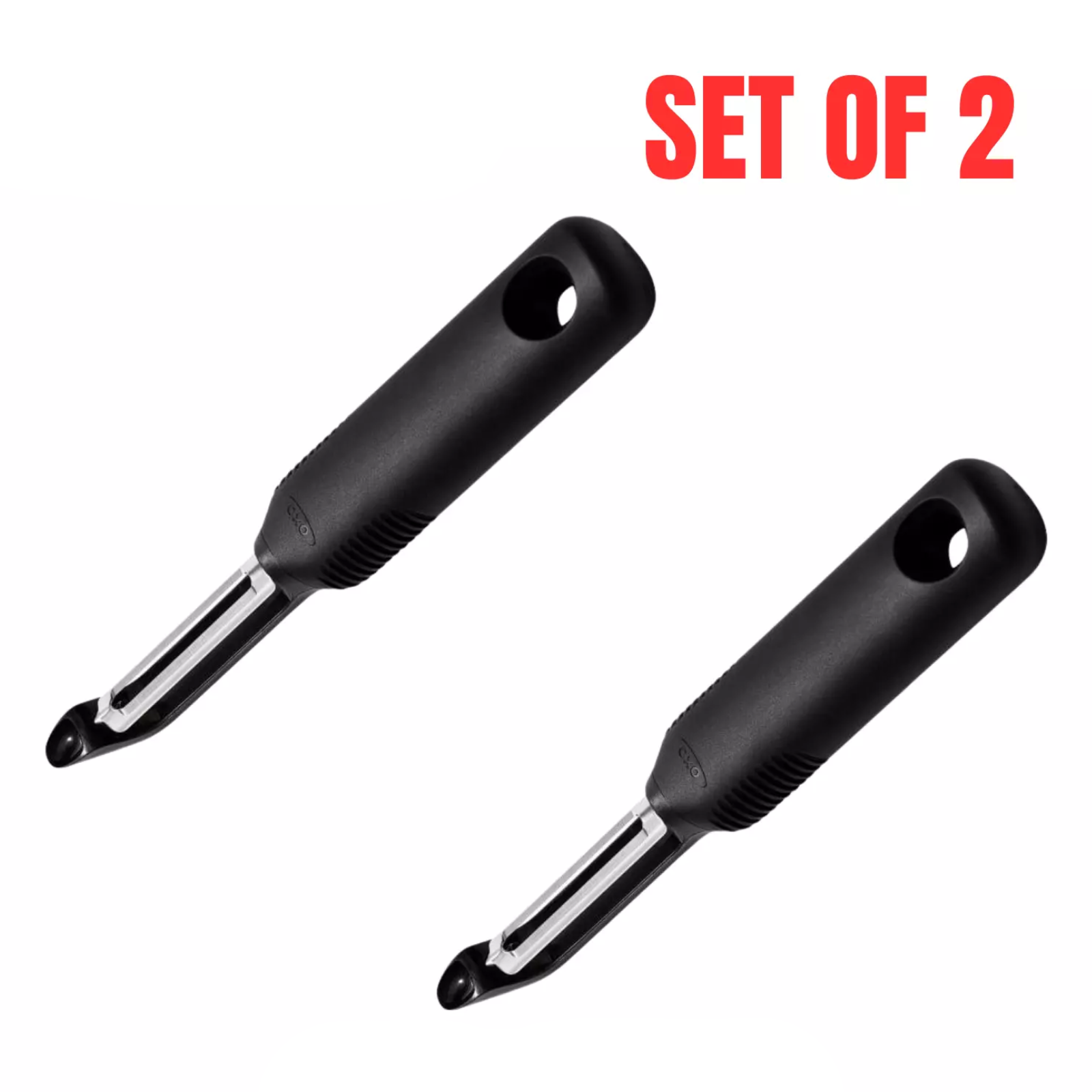 2x OXO Good Grips Swivel Peeler – Comfortable Grip, Stainless Steel Blade
