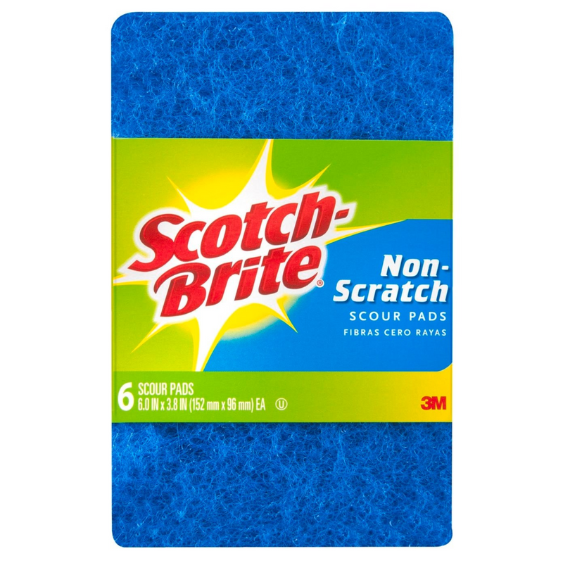 2 x Scotch-Brite Non-Scratch Heavy Duty Scourer Pads Household Scrubber - 6 Pack