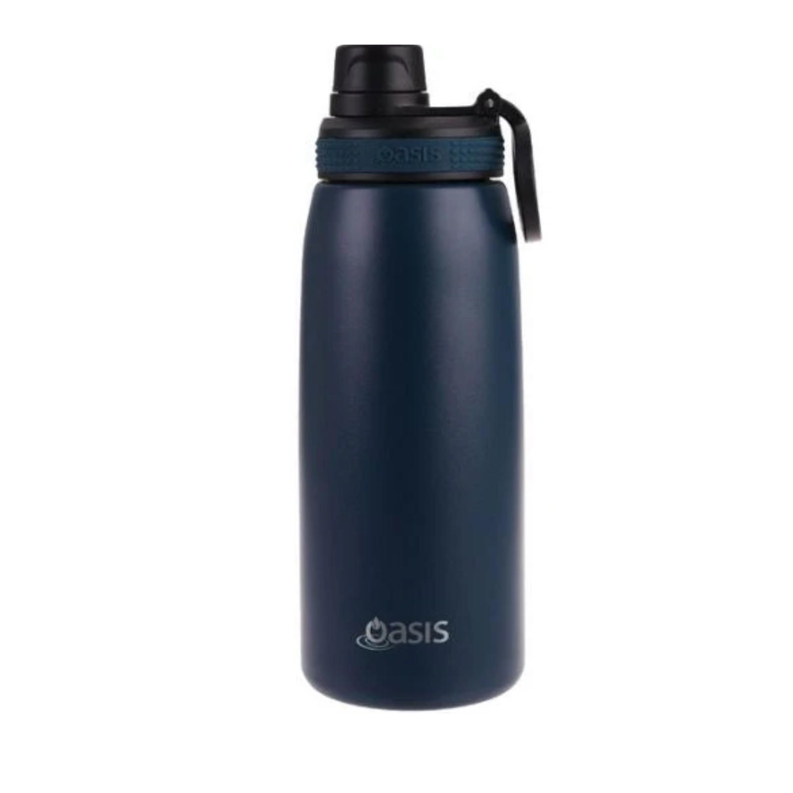 2 x Oasis Stainless Steel Vacuum Insulated Sports Bottle Screw Cap 780ml - Navy