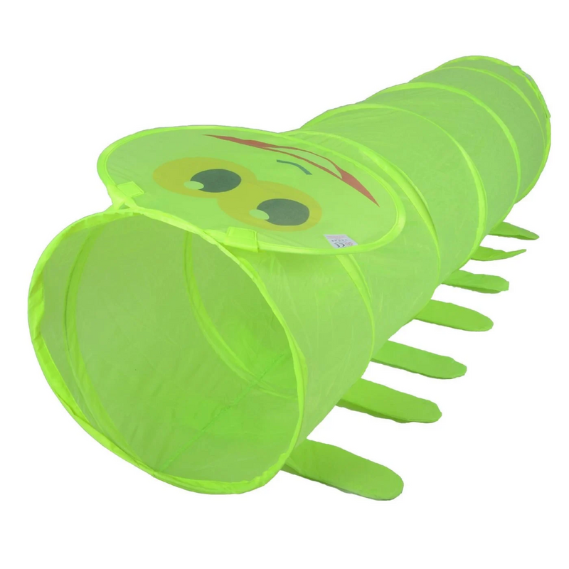 Sommersault Worm Play Tunnel Tent For Kids Indoor/Outdoor Fun Crawl Toy - Green