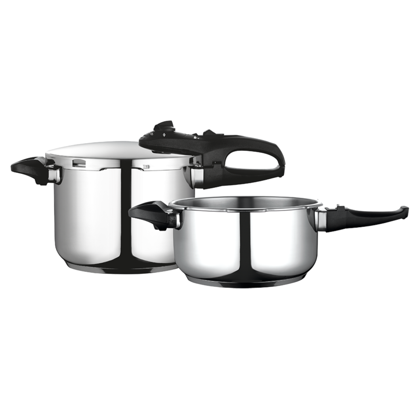 Pressure Cooker Fagor Duo Stainless Steel Stovetop Induction Combo Set 4L & 6L