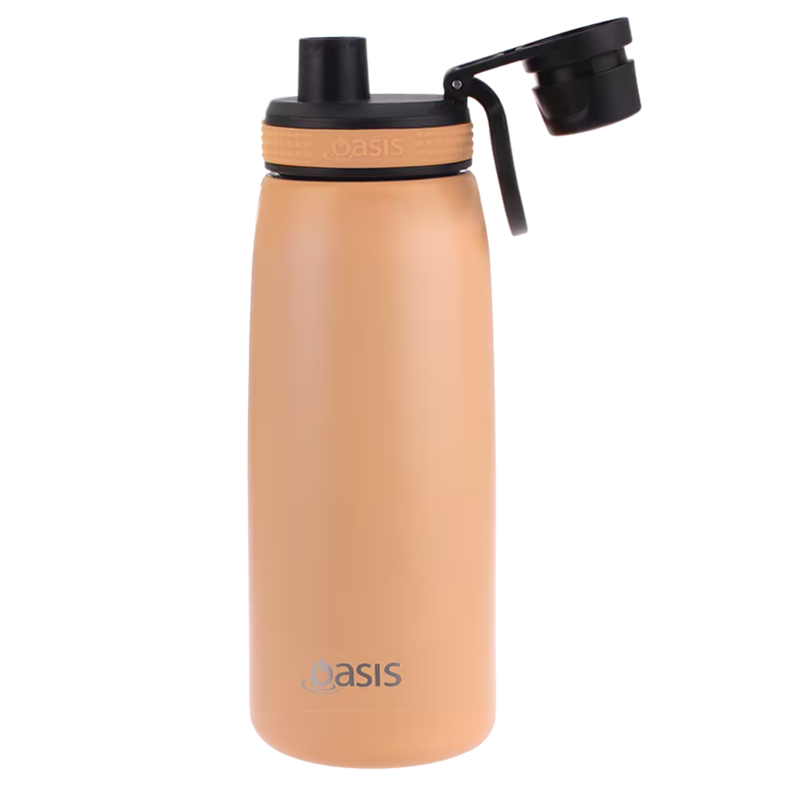 2 x Oasis Stainless Steel Insulated Sports Bottle 780ml w/ Screw Cap - Rockmelon