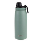 2 x Oasis Stainless Steel Insulated Sports Bottle Screw Cap 780ml - Sage Green