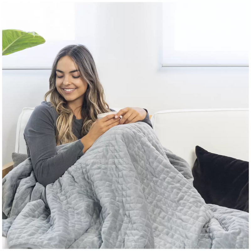 Therapy 5kg Adult Weighted Blanket with Cover Space Grey