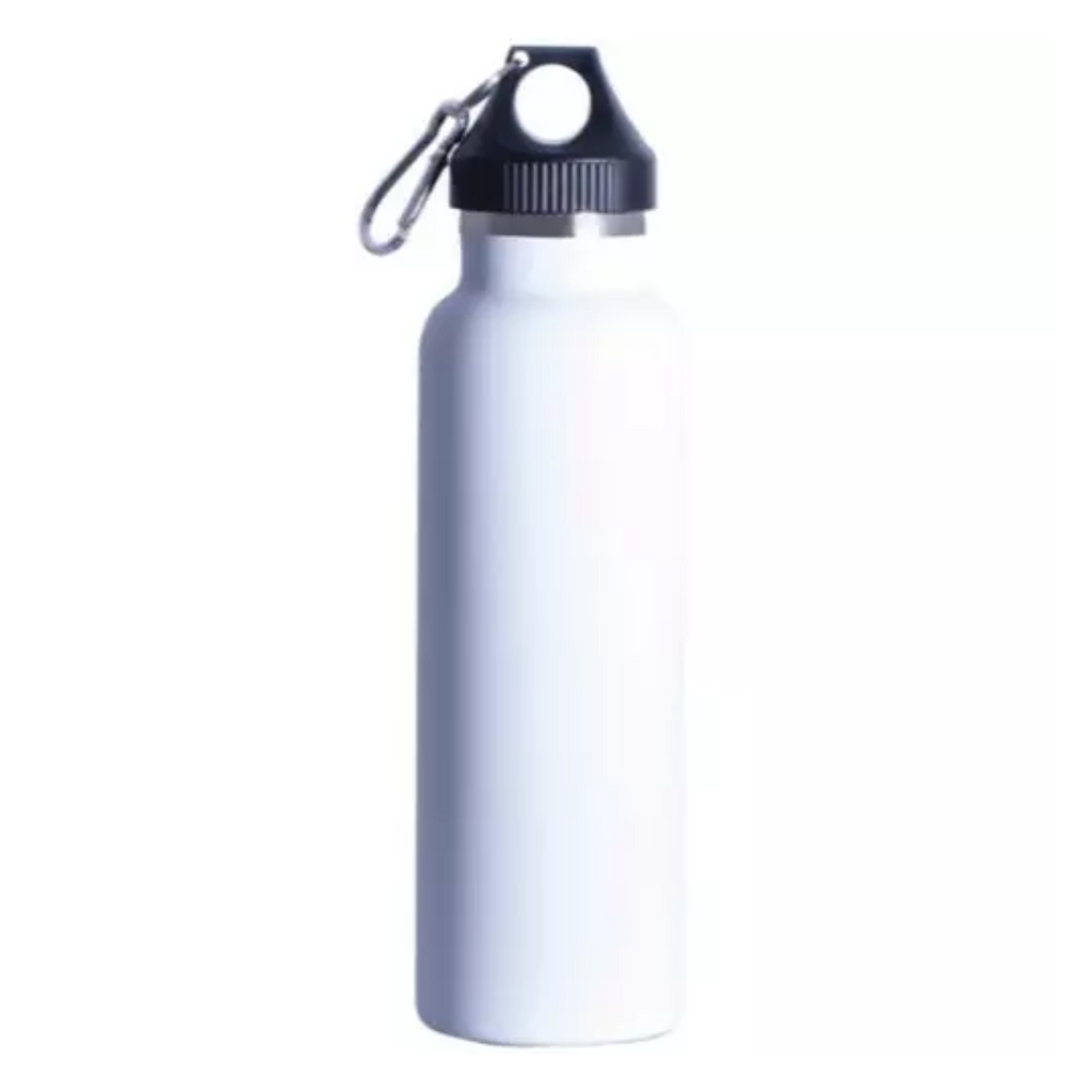 2 x Avanti Hydroplus Double Wall Stainless Steel Bottle 600ml - Matte White