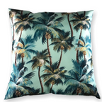 4 x Mojo Cushion Cover Throw Pillow Case 60x60cm L.A. Palm Blue Design