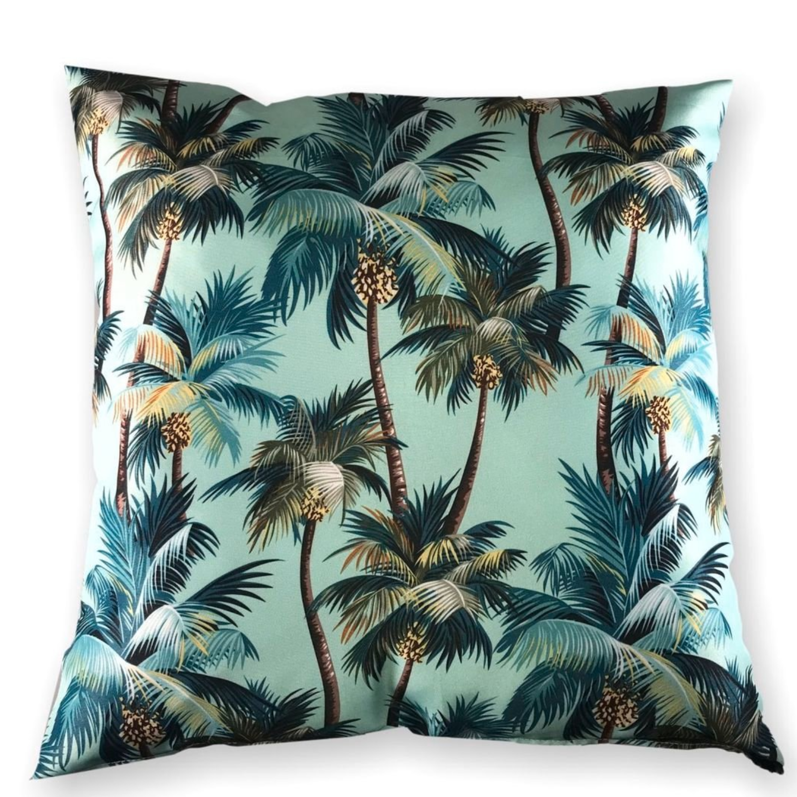 4 x Mojo Cushion Cover Throw Pillow Case 60x60cm L.A. Palm Blue Design