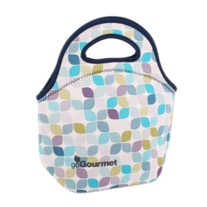 2 x Go Gourmet Lunch Tote Insulated Neoprene Bag - Neo-Leaf