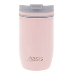 2 x Oasis Insulated Travel Cup 300ml - Soft Pink